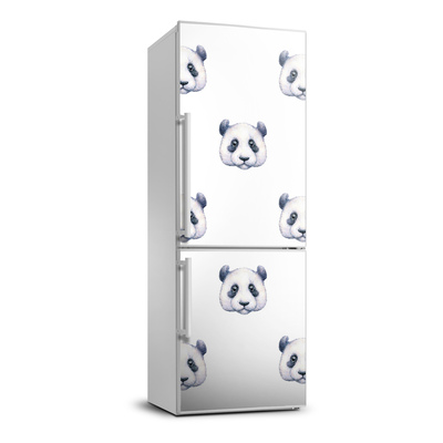 Hűtő matrica Pandák