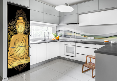 Hűtő matrica Buddha mandala