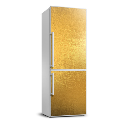 Hűtő matrica Arany fólia háttér