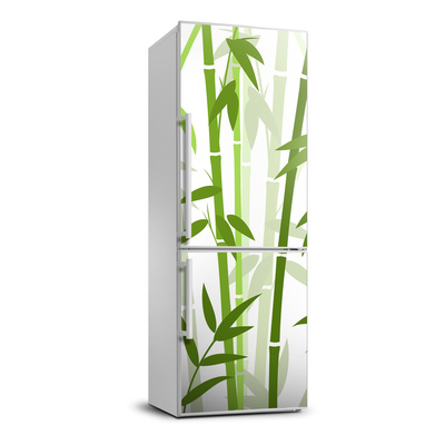 Matrica hűtőre Bambusz