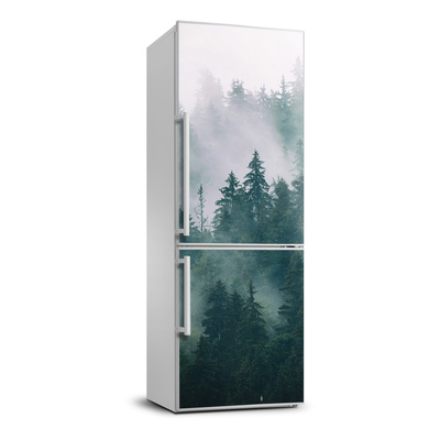Matrica hűtőre Köd az erdőben