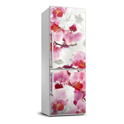Matrica hűtőre Rózsaszín orchidea