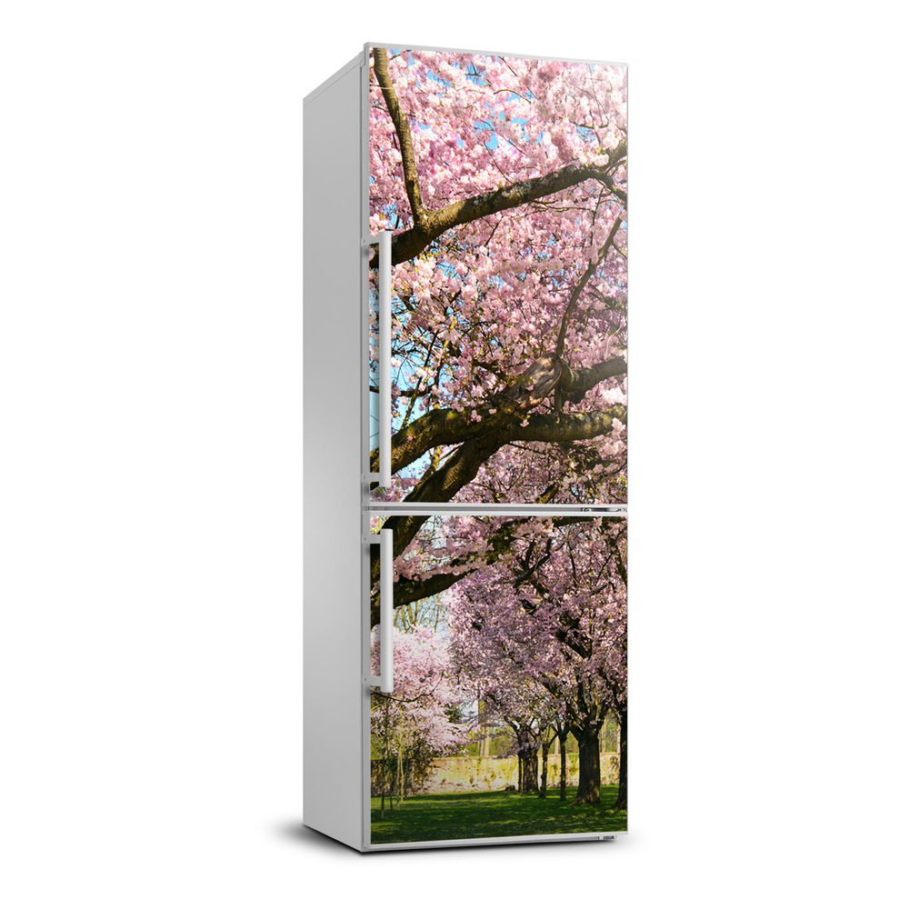 Matrica hűtőre Cseresznyefa