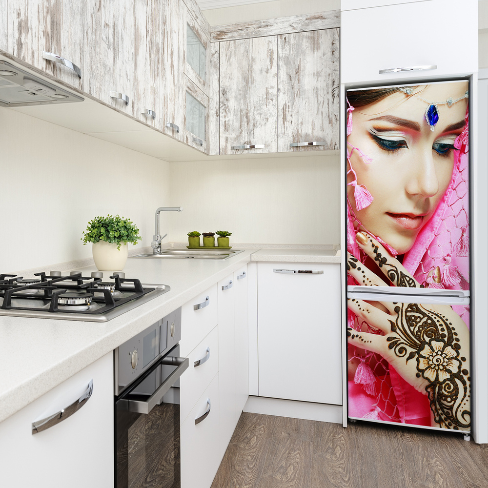 Matrica hűtőre Indiai nő