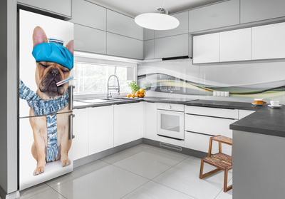 Hűtőre ragasztható matrica Beteg kutya
