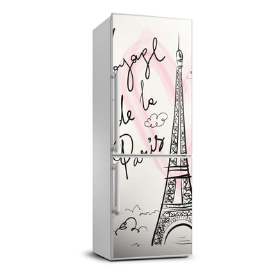 Hűtőre ragasztható matrica Párizsi eiffel-torony