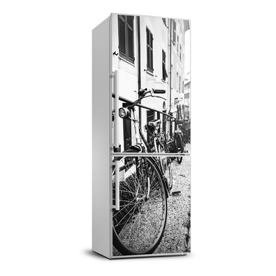 Dekor matrica hűtőre Városi kerékpárok