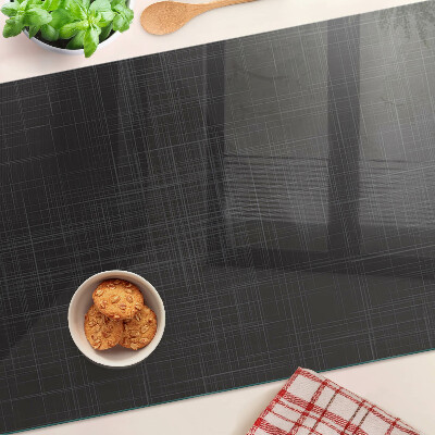 Edzett üveg vágódeszka Vonalak és árnyékok geometriája