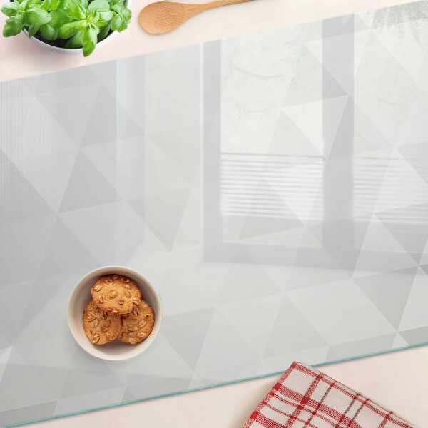 Üveg vágódeszka Geometriai minták szürke árnyalatokban