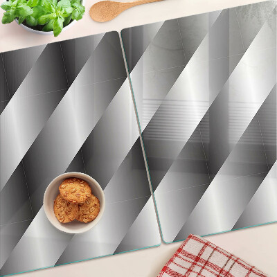 Üveg vágódeszka Geometriai minták szürke árnyalatokban