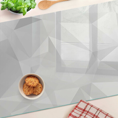 Üveg vágódeszka Geometria a szürke árnyalataiban
