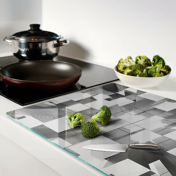 Edzett üveg vágódeszka Absztrakt geometriai alakzatok