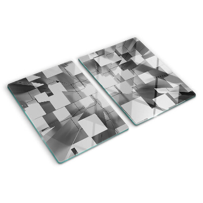 Edzett üveg vágódeszka Absztrakt geometriai alakzatok