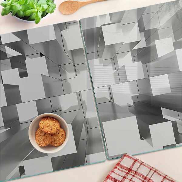 Edzett üveg vágódeszka Absztrakt geometriai alakzatok