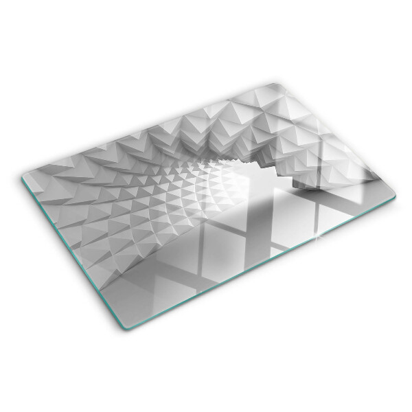 Üveg vágódeszka 3D geometrikus minta