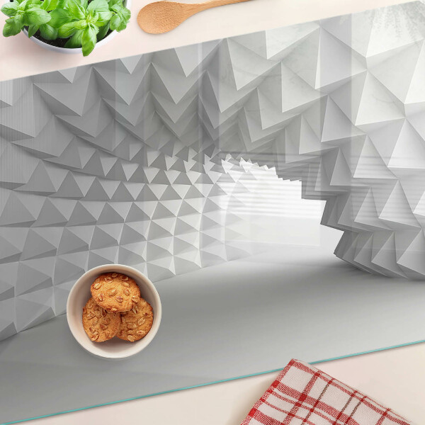 Üveg vágódeszka 3D geometrikus minta