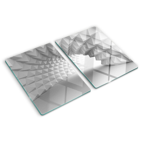 Üveg vágódeszka 3D geometrikus minta