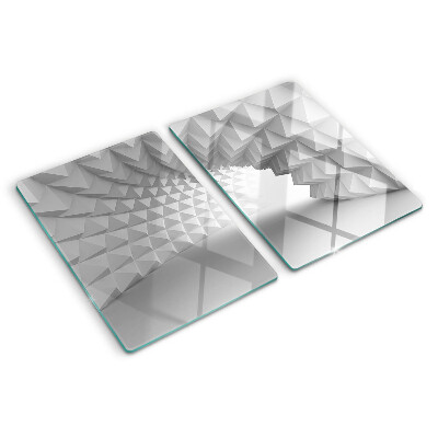 Üveg vágódeszka 3D geometrikus minta