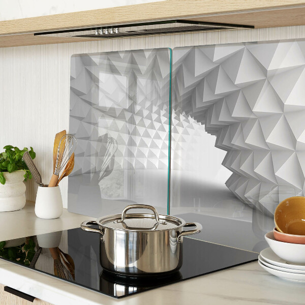 Üveg vágódeszka 3D geometrikus minta