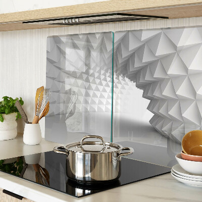 Üveg vágódeszka 3D geometrikus minta