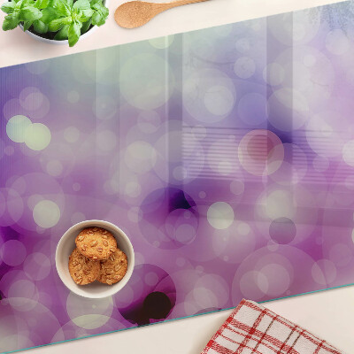 Edzett üveg vágódeszka Bokeh lila és rózsaszín árnyalatokban