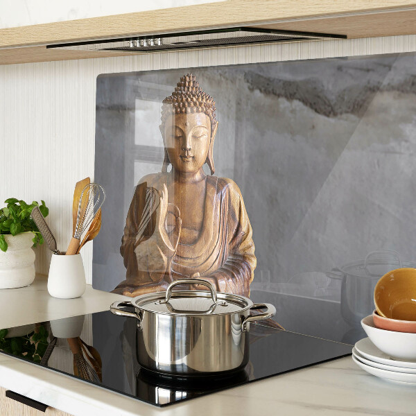 Üveg vágódeszka Buddha meditációban