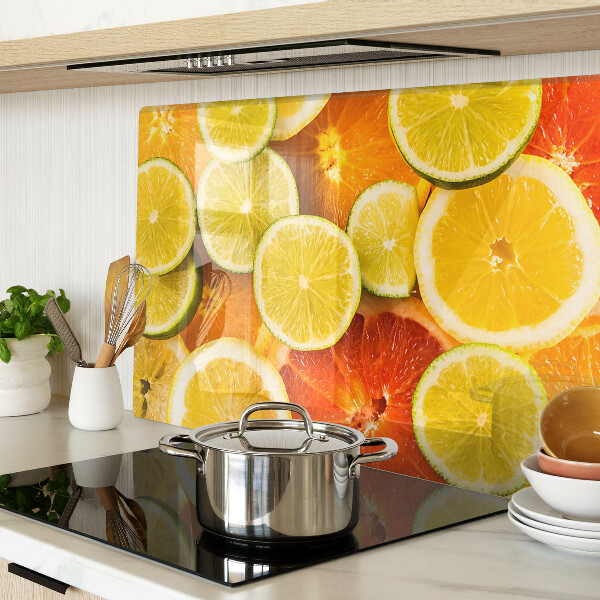 Üveg vágódeszka Citrusfélék és citrusfélék