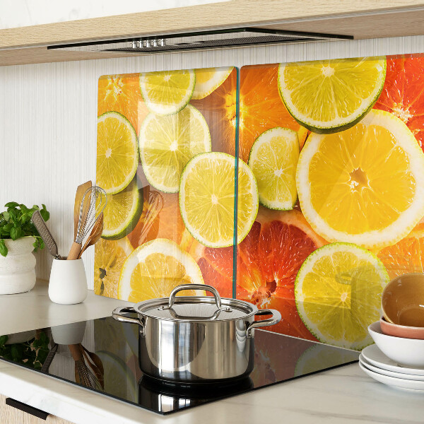 Üveg vágódeszka Citrusfélék és citrusfélék