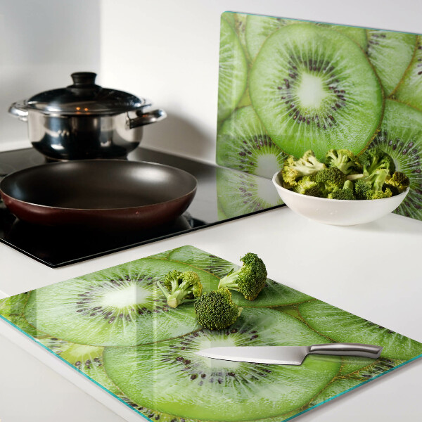 Üveg vágódeszka Kiwi szeletek