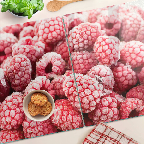Üveg vágódeszka Málna friss változatban