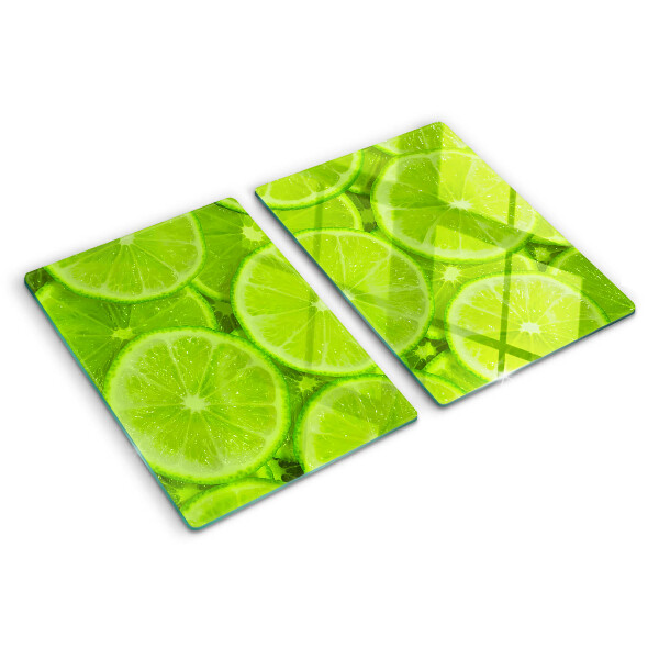 Üveg vágódeszka Lime szeletek