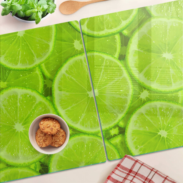 Üveg vágódeszka Lime szeletek