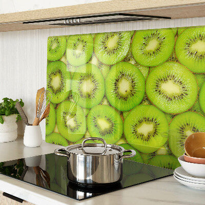 Edzett üveg vágódeszka Kiwi szeletek