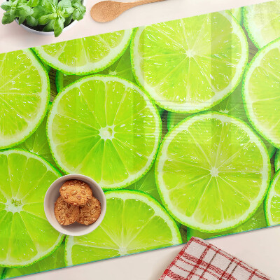 Üveg vágódeszka Lime szeletek