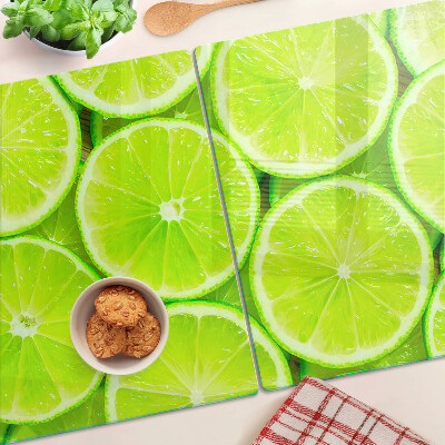Üveg vágódeszka Lime szeletek
