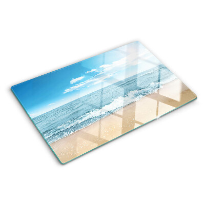 Üveg vágódeszka Strand és tenger