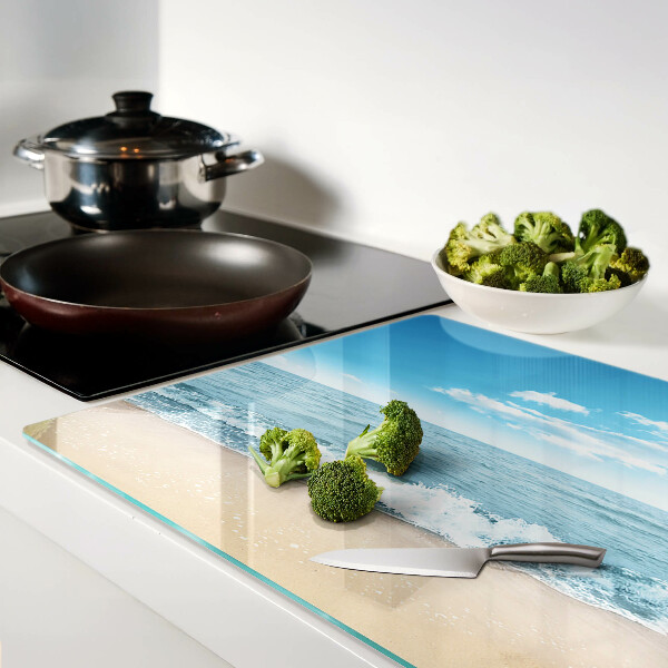 Üveg vágódeszka Strand és tenger