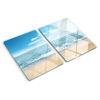 Üveg vágódeszka Strand és tenger