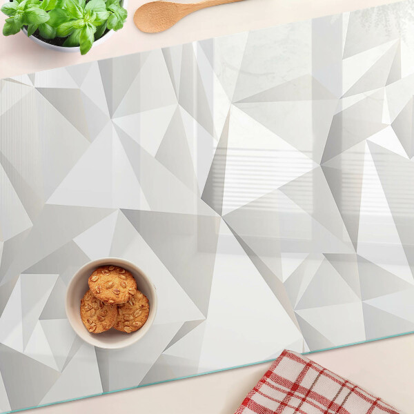 Üveg vágódeszka Geometriai formák motívuma