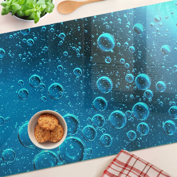 Üveg vágódeszka Buborékok a vízben
