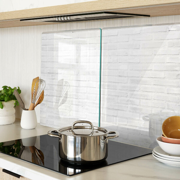 Üveg vágódeszka fényképpel Téglafal minimalista stílusban