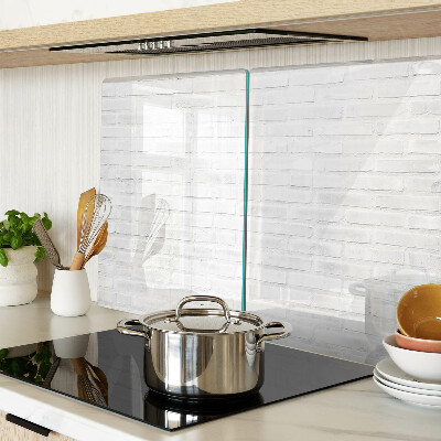 Üveg vágódeszka fényképpel Téglafal minimalista stílusban
