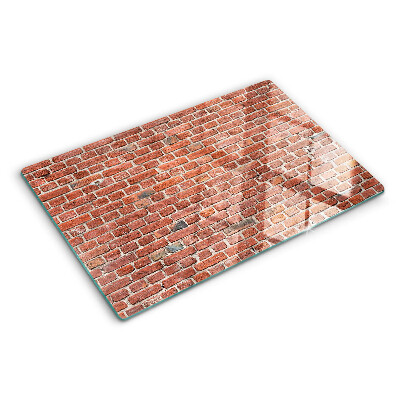 Edzett üveg vágódeszka Téglafal