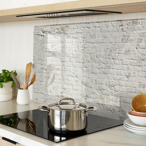 Üveg vágódeszka Téglafal loft stílusban