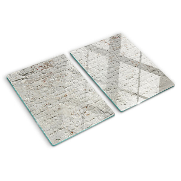 Üveg vágódeszka Téglafal loft stílusban