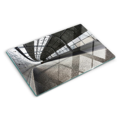 Edzett üveg vágódeszka Modern építészet és geometria