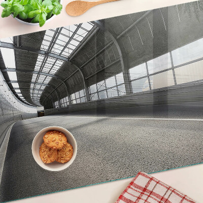 Edzett üveg vágódeszka Modern építészet és geometria