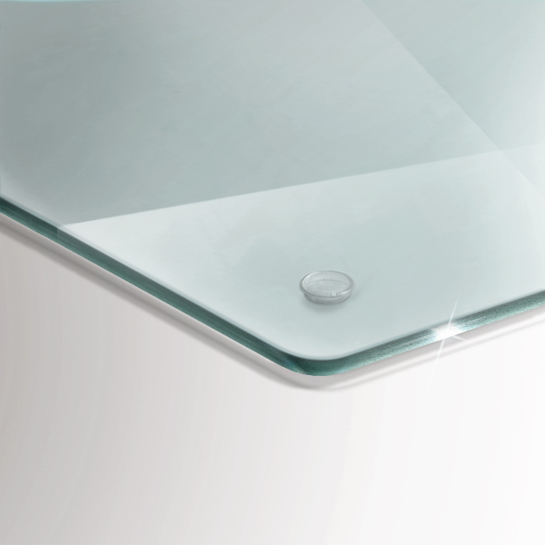 Üveg vágódeszka fényképpel kettős átlátszó kialakítással