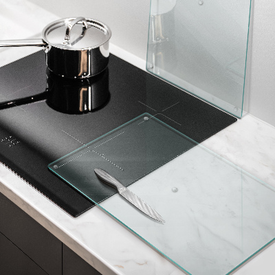 Üveg vágódeszka fényképpel kettős átlátszó kialakítással