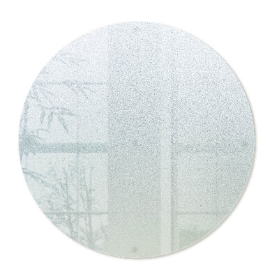 Edzett üveg vágódeszka kerek, félig átlátszó kivitel